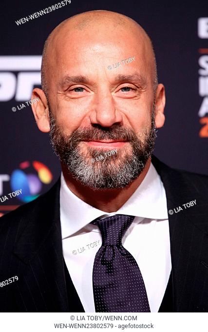 The BT Sports Awards 2016 held at Battersea Evolution - Arrivals Featuring: Gianluca Vialli Where: London, United Kingdom When: 28 Apr 2016 Credit: Lia...