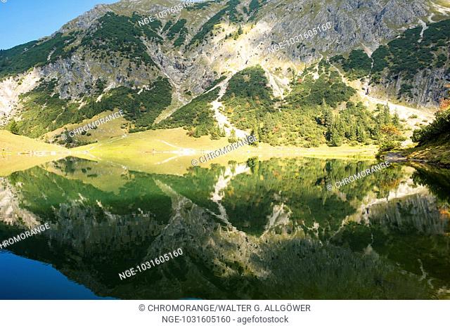 Unterer Gaisalpsee, Allgäuer Alpen, Allgäu, Bayern, Deutschland, Europa