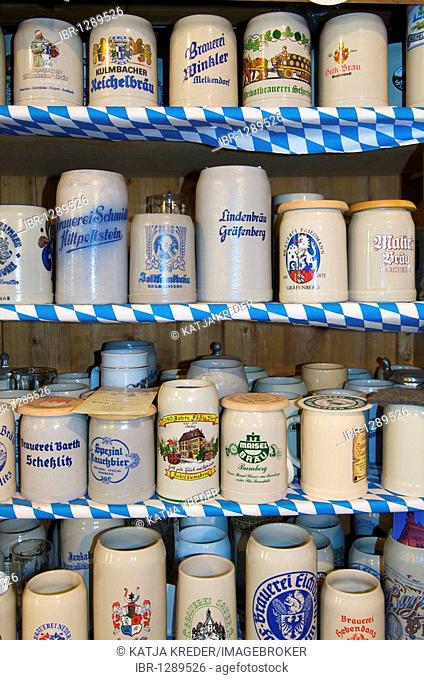 Bavarian Bierkrugmuseum, Beer Stein Museum near Rettenberg, Allgaeu, Bavaria, Germany, Europe