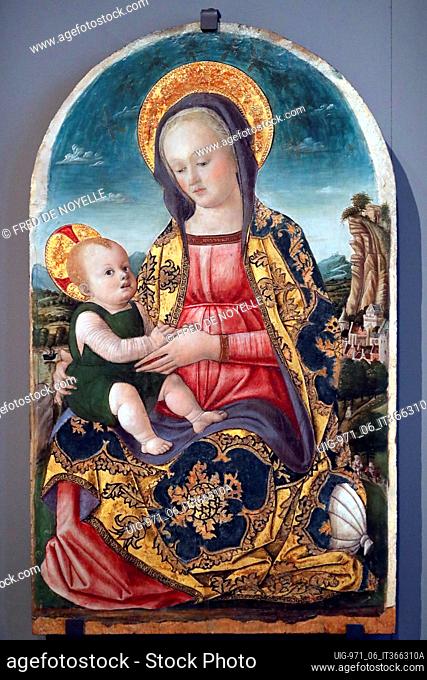 Gallerie dell'Accademia. Virgin and Child. Painting