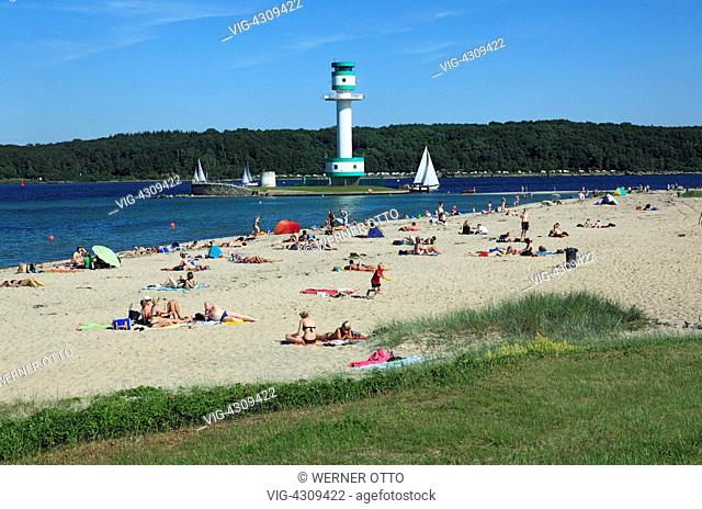 DEUTSCHLAND, KIEL, FRIEDRICHSORT, 27.06.2011, D-Kiel, Kiel Fjord, Baltic Sea, Schleswig-Holstein, D-Kiel-Friedrichsort, Falckenstein Beach, sand dunes