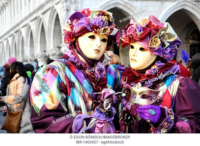 Masks, Carnevale, carnival in Venice, Veneto, Italy, Europe
