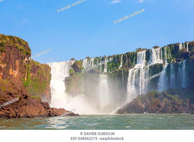 Landscape from Iguazu Falls National Park, Argentina. World heritage site. South America Adventure travel