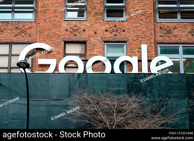 USA: Google Office in the Chelsea neighborhood of Manhattan, New York City..Photo from 11. December 2019. | usage worldwide