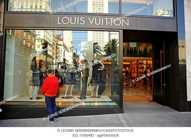Louis Vuitton shop  San Francisco, California, USA