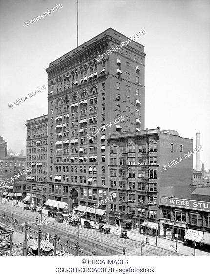 Guardian Life (also Known as New England) Building, Cleveland, Ohio, USA, Detroit Publishing Company, 1905