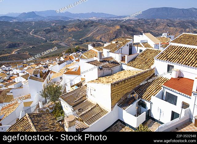 Olvera is one of the most beautiful villages in Spain, on October 9, 2017 Andalusia Spain