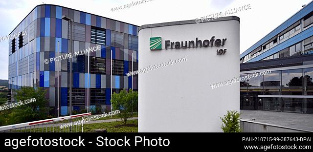 13 July 2021, Thuringia, Jena: The Fraunhofer Institute for Applied Optics and Precision Engineering IOF on Jena's Beutenberg Campus