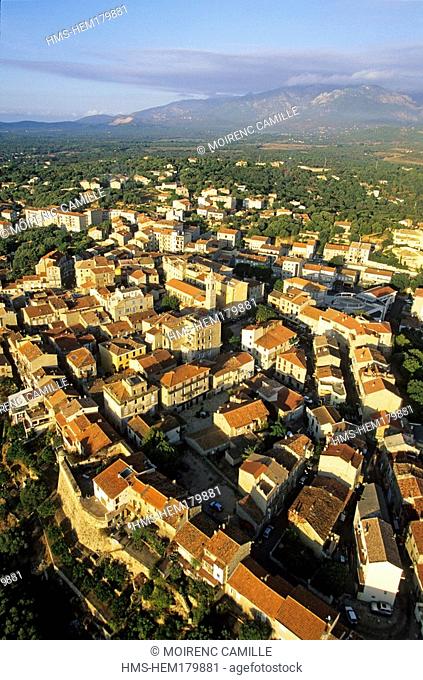 France, Corse du Sud, Porto Vecchio aerial view