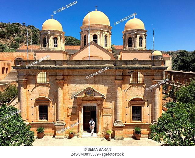 Agia Triada Monastery, Akrotiri Peninsula, Crete, Greek Islands, Greece, Europe