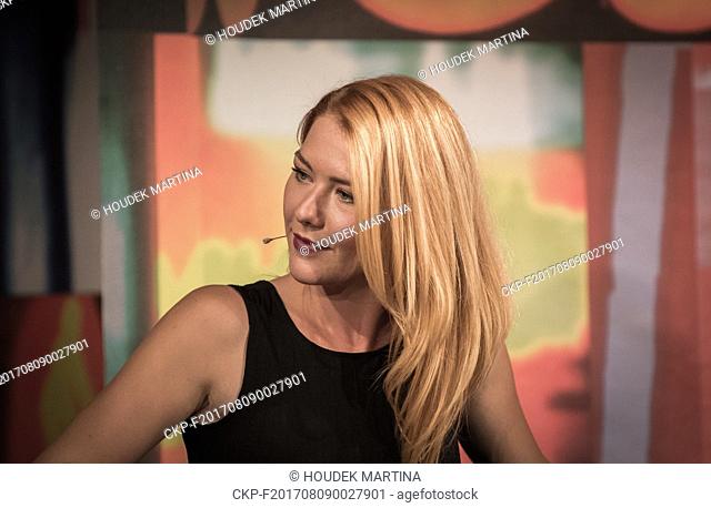 Czech-German singer Deborah Kahl alias Debbi, Prague, Czech Republic, August 8, 2017 (CTK Photo/Martina Houdek)