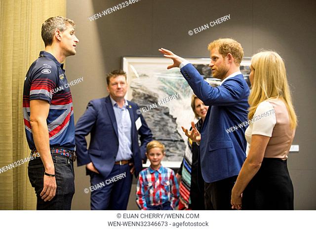 Prince Harry attends True Patriot Love Symposium, at the Scotia Plaza in Toronto. Featuring: Prince Harry, David Wiseman Where: Toronto