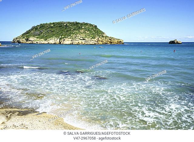 Island of Portixol, Alicante, Valencia, Spain, Europe