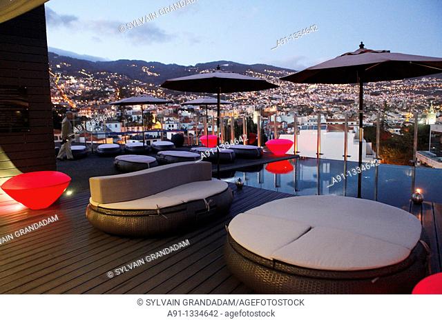 Portugal, Madeira, Funchal, Hotel design The Vine, architect Ricardo Boffil from Spainl, designer Nini Andrade from New York and Madeira, opened in 2010