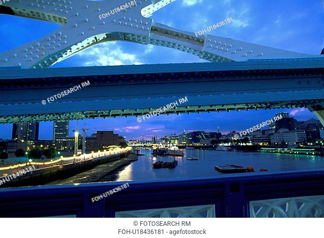 london, river, bridge, tower, thames, view