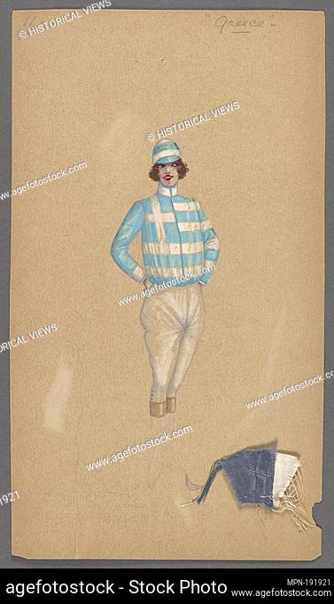 11-Greece. Burnside, R. H. (Robert Hubberthorne), 1873-1952 (Collector) Barnes, Will R., -1939 (Costume designer). R. H. Burnside collection Series III:...