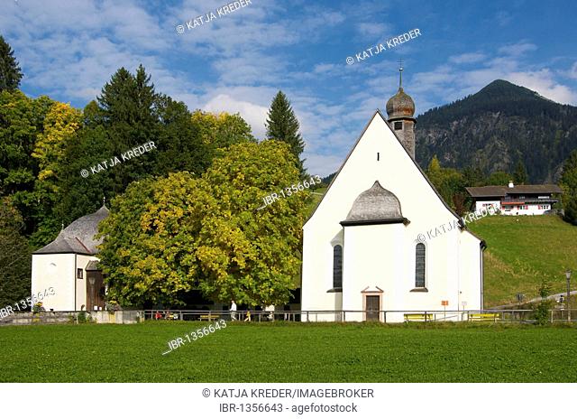 Church of St. Loretto, Oberstdorf, Allgaeu, Bavaria, Germany, Europe