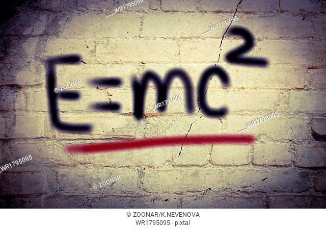 E=mc² Albert Einsteins Physical Formula Concept