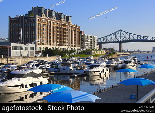 Canada, Quebec, Montreal, Old Port, marina,