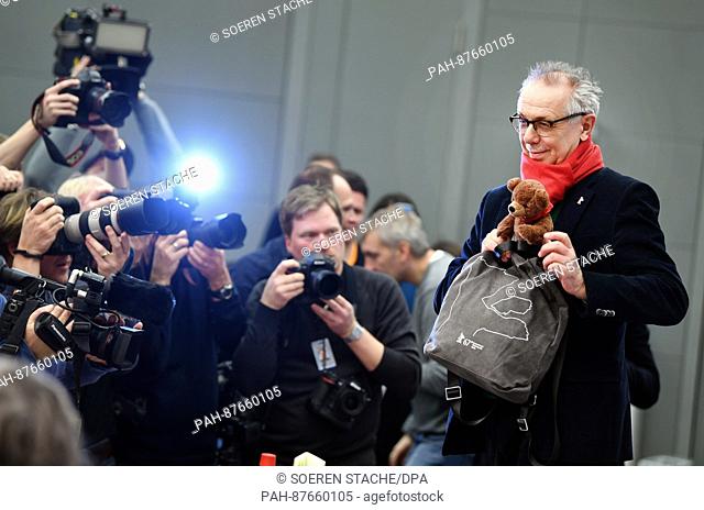The director of the International Film Festival in Berlin Peter Kosslick at a press conference on the topic of the programme of the 67th Berlinale in Berlin