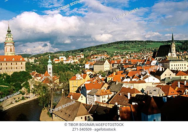 General View. Ceský Krumlov. Czech Republic