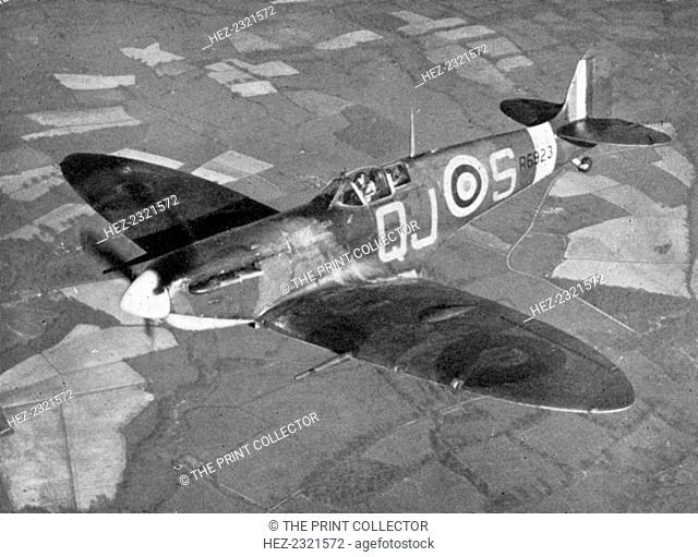 Supermarine Spitfire Mk Vb, 1941. The iconic British Second World War fighter was designed by Reginald Mitchell. Powered by a Rolls-Royce Merlin engine