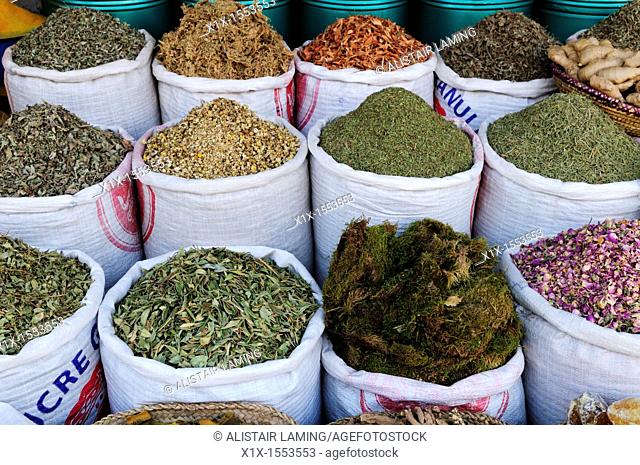 Spice Stall, Place Rahba Kedima, Marrakech, Morocco