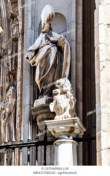 Spain, Toledo Catedral, 'Catedral Primada', Lion Portal