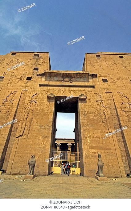 Ägypten, Edfu, Horus Tempel