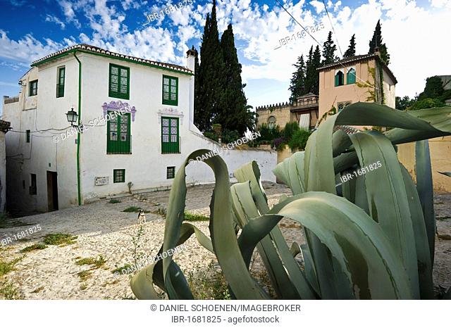 Albaicin quarter, Granada, Andalucia, Spain, Europe