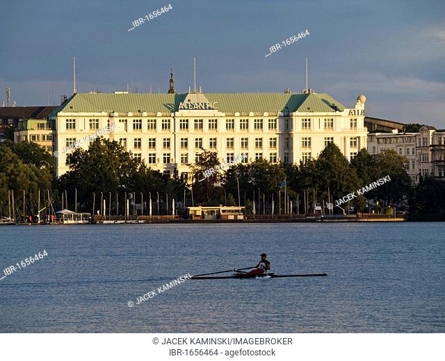 Hotel Atlantic on the Outer Alster Lake, Hamburg, Germany, Europe