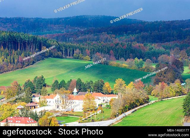 Alland, Schloss Mayerling Castle in Wienerwald, Vienna Woods, Lower Austria, Austria