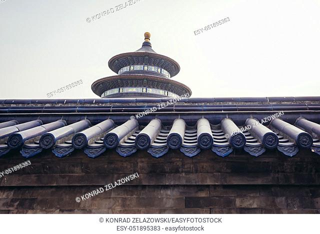 Hall of Prayer for Good Harvests in Temple of Heaven in Beijing, China