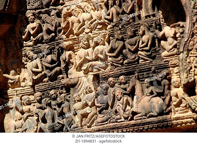 details at the famous Banteay Srei, Angkor Wat