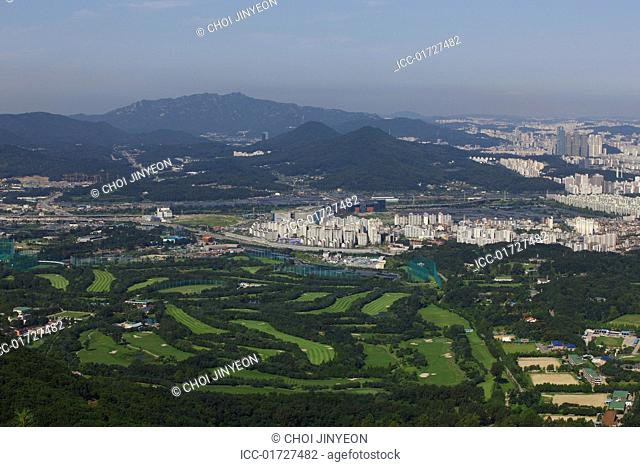 Golf course, Songpa-gu, Seoul, Korea