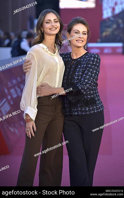 Italian actress Elena Sofia Ricci and his daughter Maria Mainetti at Rome Film Fest 2022. Era ora Red Carpet. Rome (Italy), October 22nd, 2022