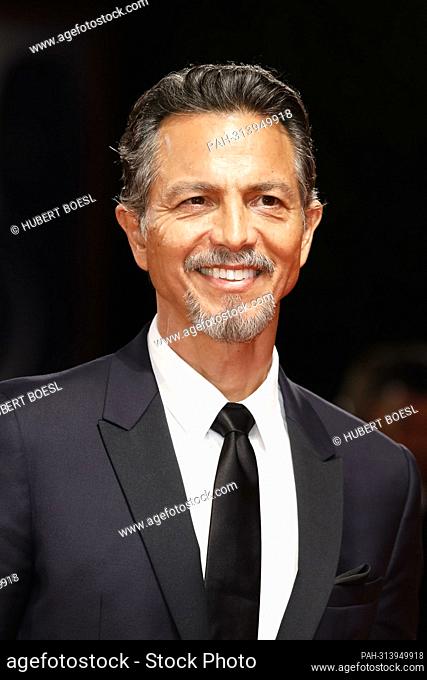 Benjamin Bratt attends the premiere of 'Dead For A Dollar' during the 79th Venice International Film Festival at Palazzo del Cinema on the Lido in Venice, Italy