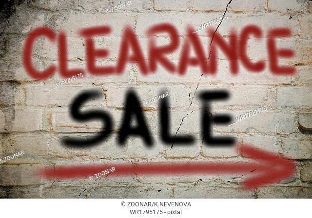 Clearance Sale Concept