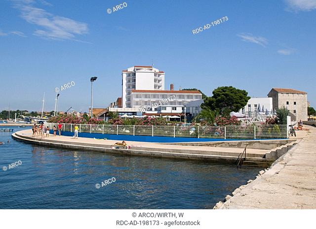 Promenade, Kristal Casino and hotel, Umag, Istria, Croatia