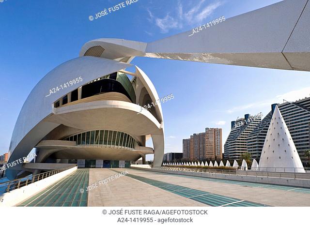 Spain, Valencia Comunity, Valencia City, The City of Arts and Science built by Calatrava, Auditorium