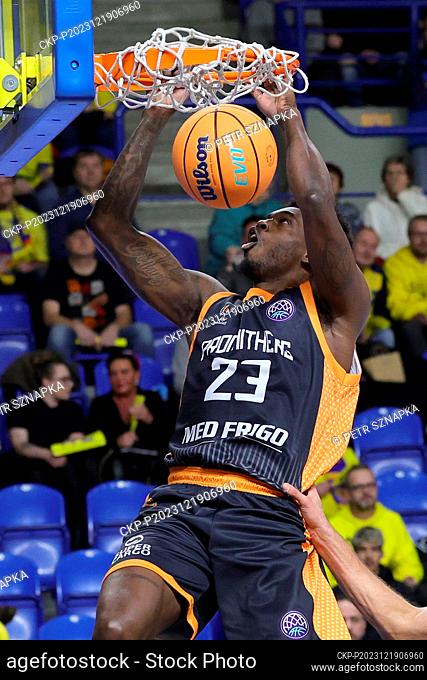 De'Shawn Stephens (Promitheas) in action during men's Basketball Champions League, group B, 6th round, BK Opava vs Promitheas Patras, in Opava, Czech Republic