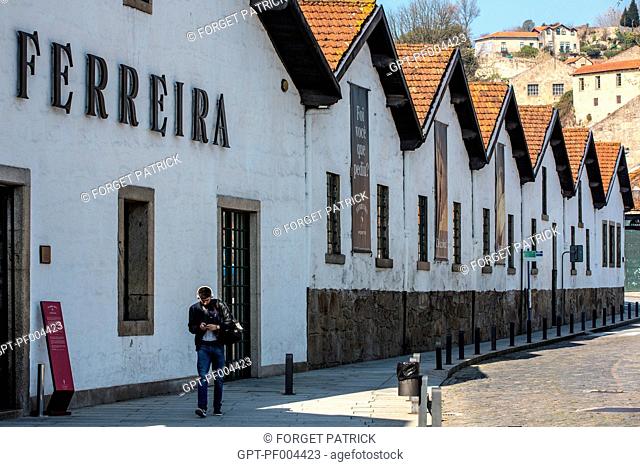 THE FERREIRA COMPANY'S PORT WINE WAREHOUSES, VILA NOVA DE GAIA, PORTO, PORTUGAL