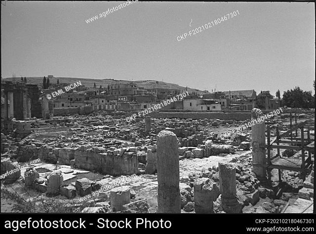 ***JUNE 24, 1969 FILE PHOTO***The complex of temples at Baalbek, Lebanon. In Greek and Roman times, Baalbek was also known as Heliopolis