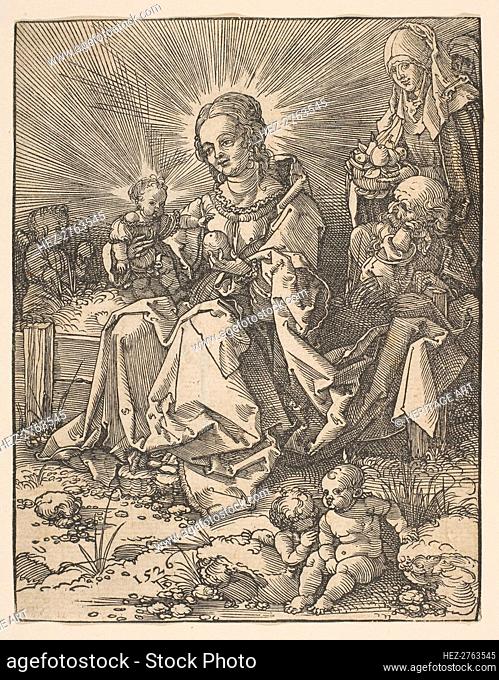The Madonna on a Grassy Bank, 1526. Creator: Possibly Albrecht Dürer (German, Nuremberg 1471-1528 Nuremberg)