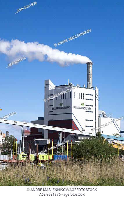 BillerudKorsnäs in Grums, Sweden, is a large pulp- and paper mill