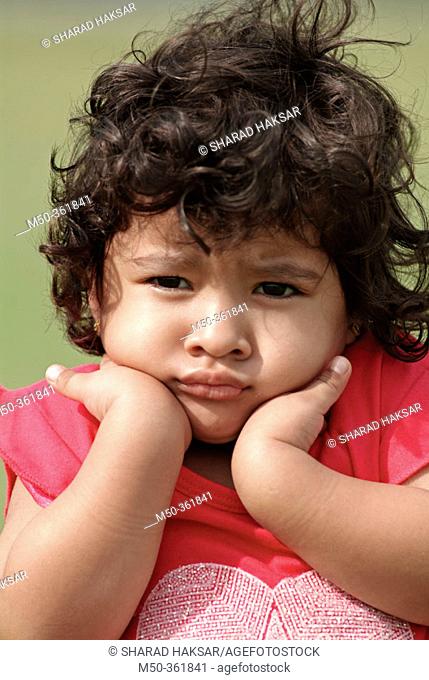 Four years old Indian baby girl. India, Stock Photo, Picture And Rights  Managed Image. Pic. M50-361841 | agefotostock