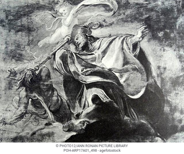 St. Gregory of Nazianzus, 1620-21; oil on panel by Peter Paul Rubens (1577–1640)