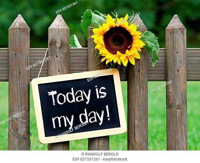 Today is my day !