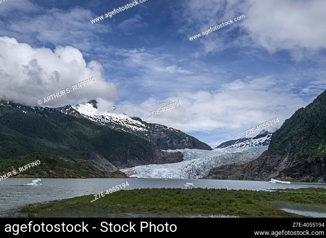 Mendenhall Glacier. Juneau, Alaska, United States of America