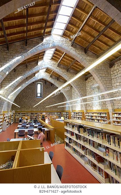 Universitat de Girona college library, Girona. Catalonia, Spain